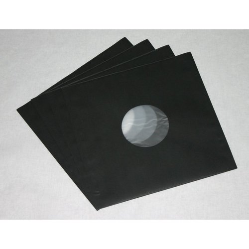 정전기방지 최고급 12인치 LP 속지 이너슬리브 PE 라이닝 이중속지 (종이+PE)  블랙 inner sleeve 10매