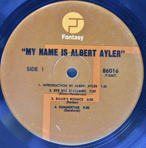 Albert Ayler [앨버트 에일러] – My Name is Albert Ayler - 중고 수입 오리지널 아날로그 LP