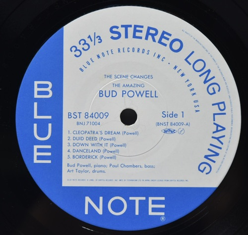 Bud Powell [버드 파웰] ‎- The Scene Changes: The Amazing Bud Powell - 중고 수입 오리지널 아날로그 LP