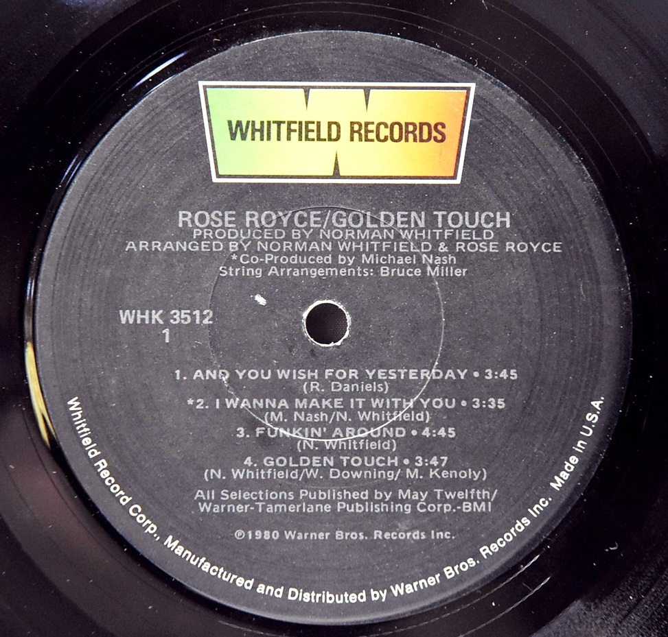 Rose Royce [로스 로이스] – Golden Touch - 중고 수입 오리지널 아날로그 LP
