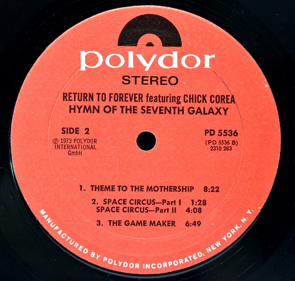 Return To Forever Featuring Chick Corea [리턴 투 포에버 , 칙 코리아] – Hymn Of The Seventh Galaxy - 중고 수입 오리지널 아날로그 LP