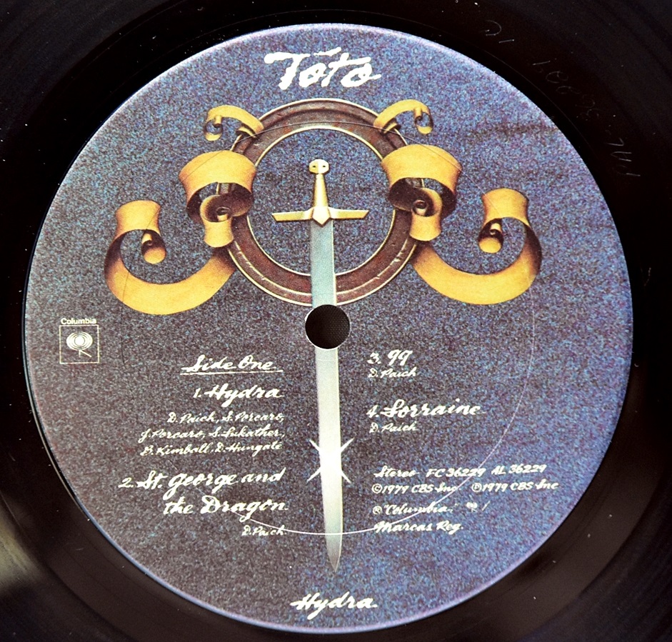 Toto [토토] – Hydra (USA 1st Pressing) - 중고 수입 오리지널 아날로그 LP